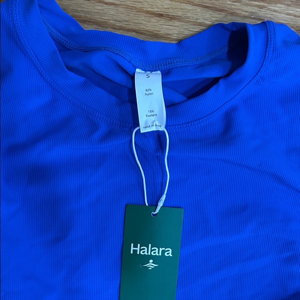 HALARA Royal Blue Crop Top - Picture 2 of 5